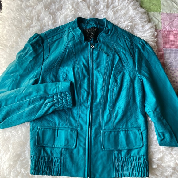 Guess Faux Leather Jacket - Picture 1 of 4